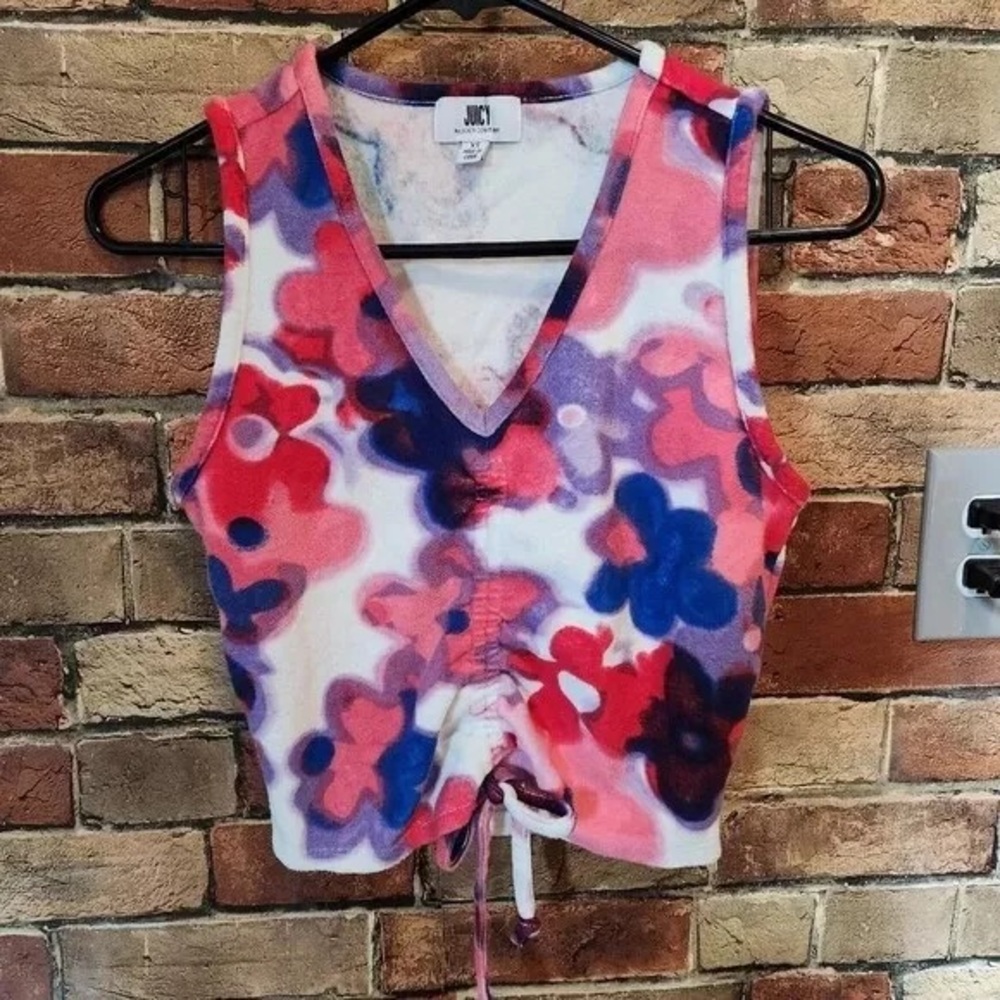 Juicy Couture Y2k Terry Cloth Crop Top